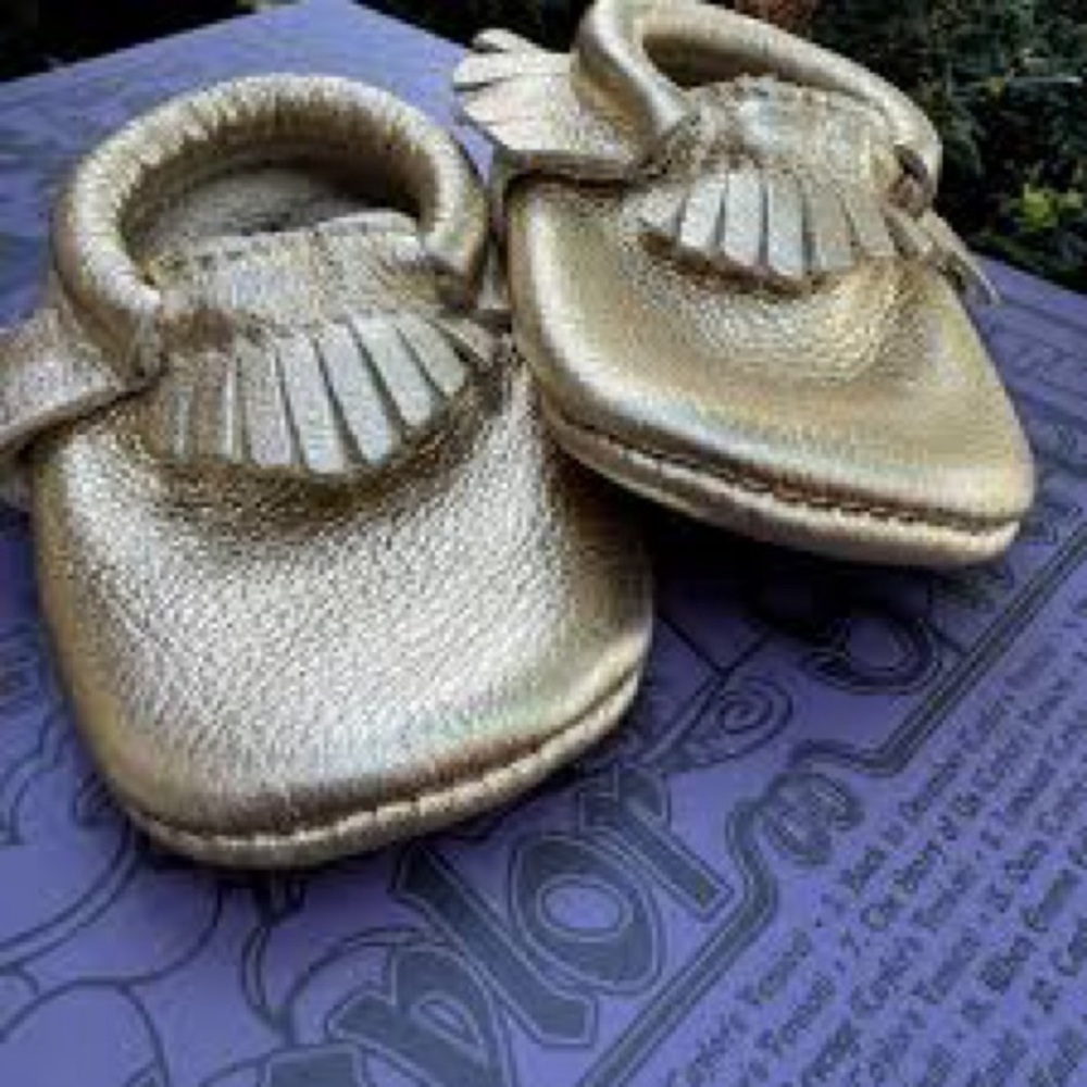 Freshly picked premium leather baby moccasins